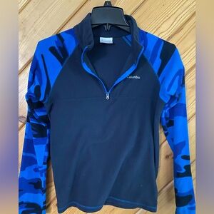 Columbia boys size 14/16 blue sweatshirt (o23)